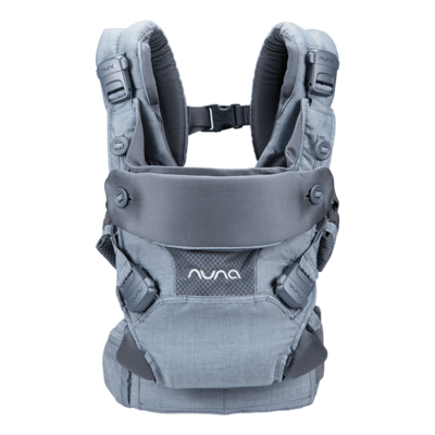 Front facing view of Nuna cudl™ Baby Carrier in Slate